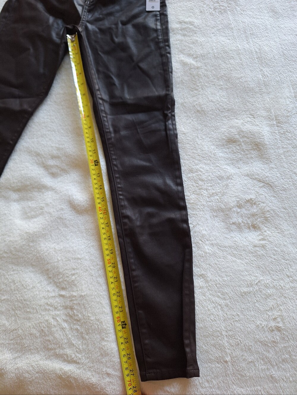 Joe's Jeans The Charlie High Rise Coated Skinny Ankle Pants 25 Glazed Brown NWT - Picture 4 of 8